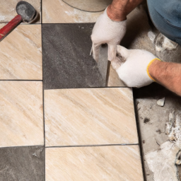 La pose de carreaux mosaïques en marbre par Pro Carreaux : un choix de qualité pour sublimer votre intérieur à Raismes